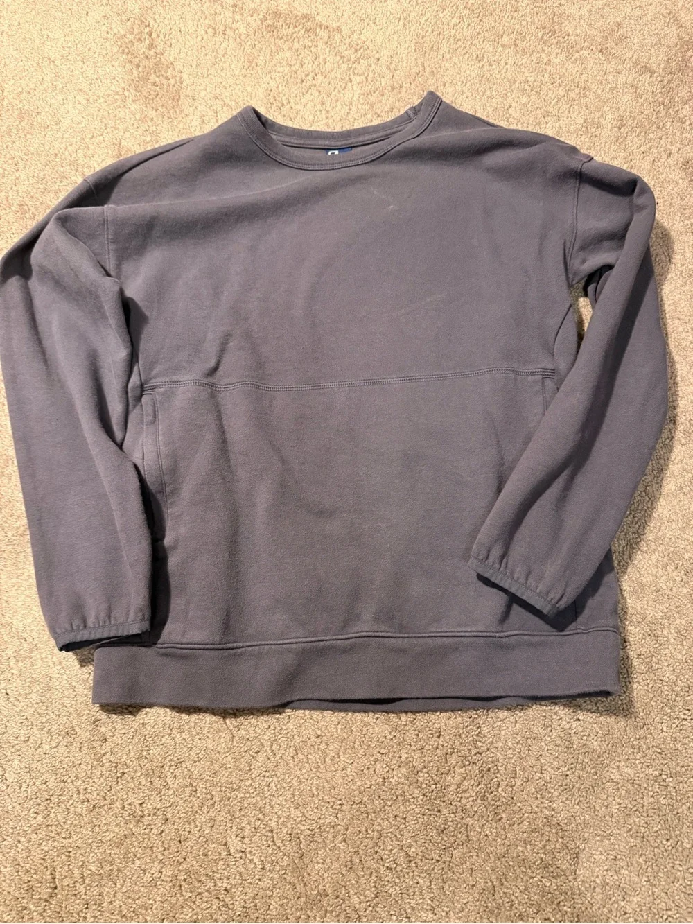 GAP Kids Long Sleeve Crewneck Sweatshirt - Charcoal Gray